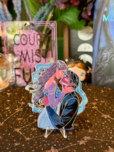 Load image into Gallery viewer, Starfall Purple Feysand Pin (Night Variant)