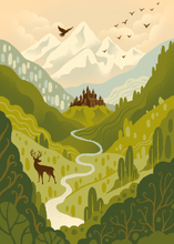 Load image into Gallery viewer, City of Orynth Terrasen SJM Throne of Glass Land of the North Kindle Backer, Fantasy Book Lover Gift