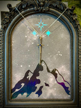 Load image into Gallery viewer, Azriel Shadowsinger Siphon Sword Silver Necklace - SJM Acotar