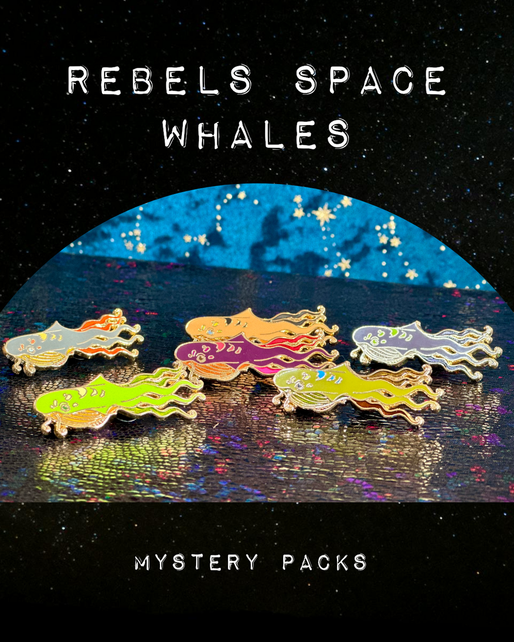 REBELS Space Whale (Purrgil) Mini Mystery Pin Pack