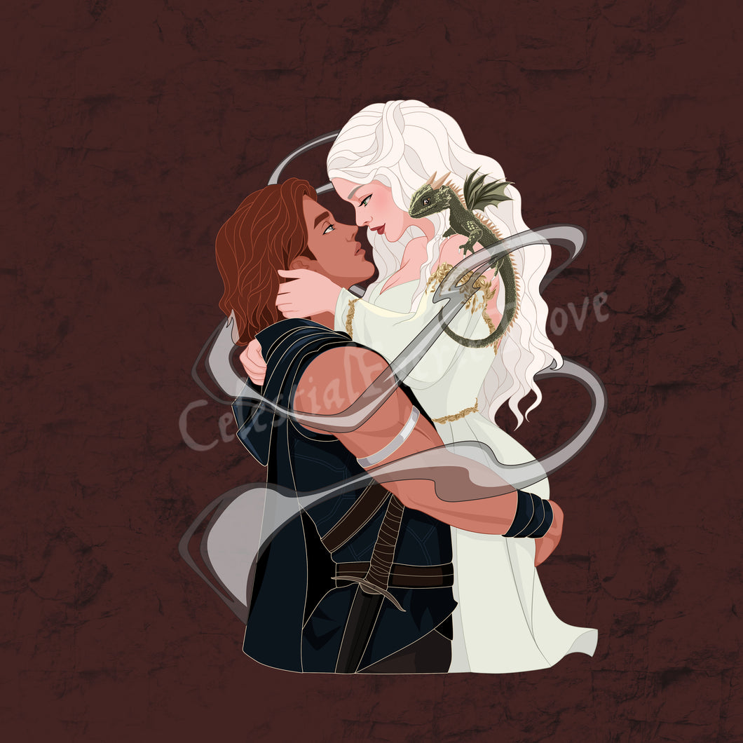 Ash and Sera (Jadis) Heartmates Pin Presale