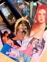 Load image into Gallery viewer, Officially Licensed Elriel Lady Seer and Shadowsinger Window Pin
