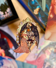Load image into Gallery viewer, Officially Licensed Elriel Lady Seer and Shadowsinger Window Pin
