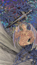 Load and play video in Gallery viewer, Shadowsinger Book Boyfriend Series Pin
