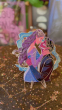 Load and play video in Gallery viewer, Starfall Purple Feysand Pin (Night Variant)
