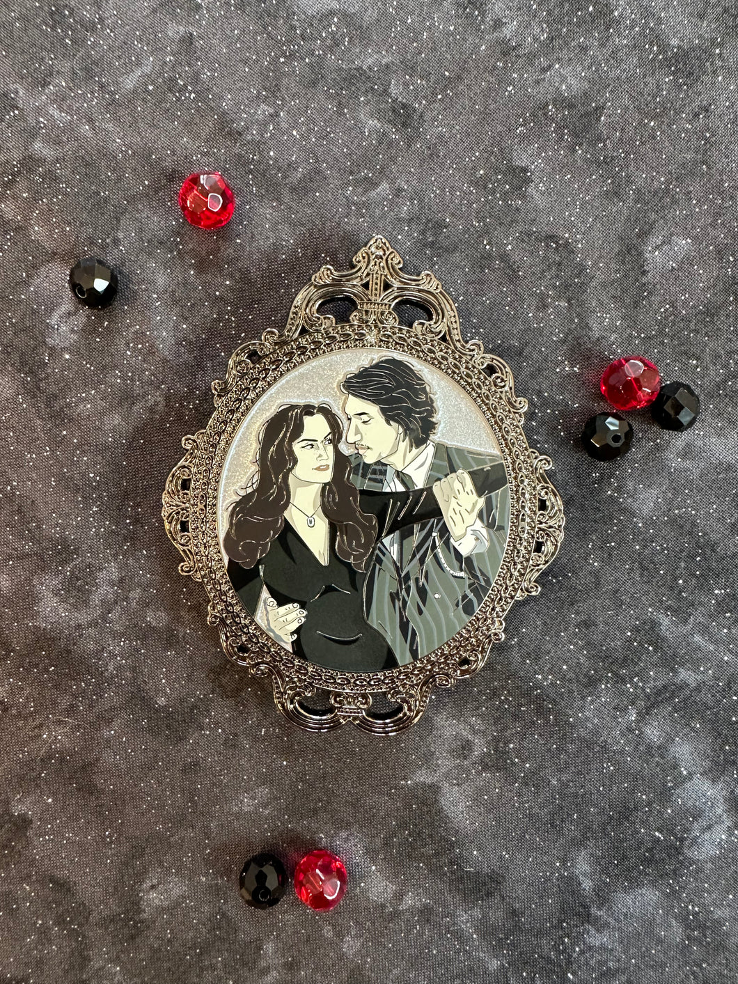 🕷️Gomez & Morticia 🕷️Reylo Pin