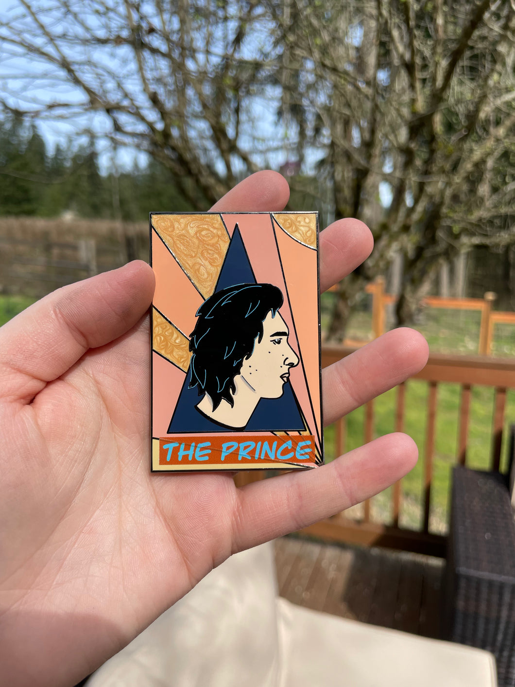 The Prince Groovy Psychedelic Enamel Pin Force Universe