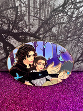 Load image into Gallery viewer, Dyad in the Woods Pin by Vivsketchess Collab with Peachier Pins
